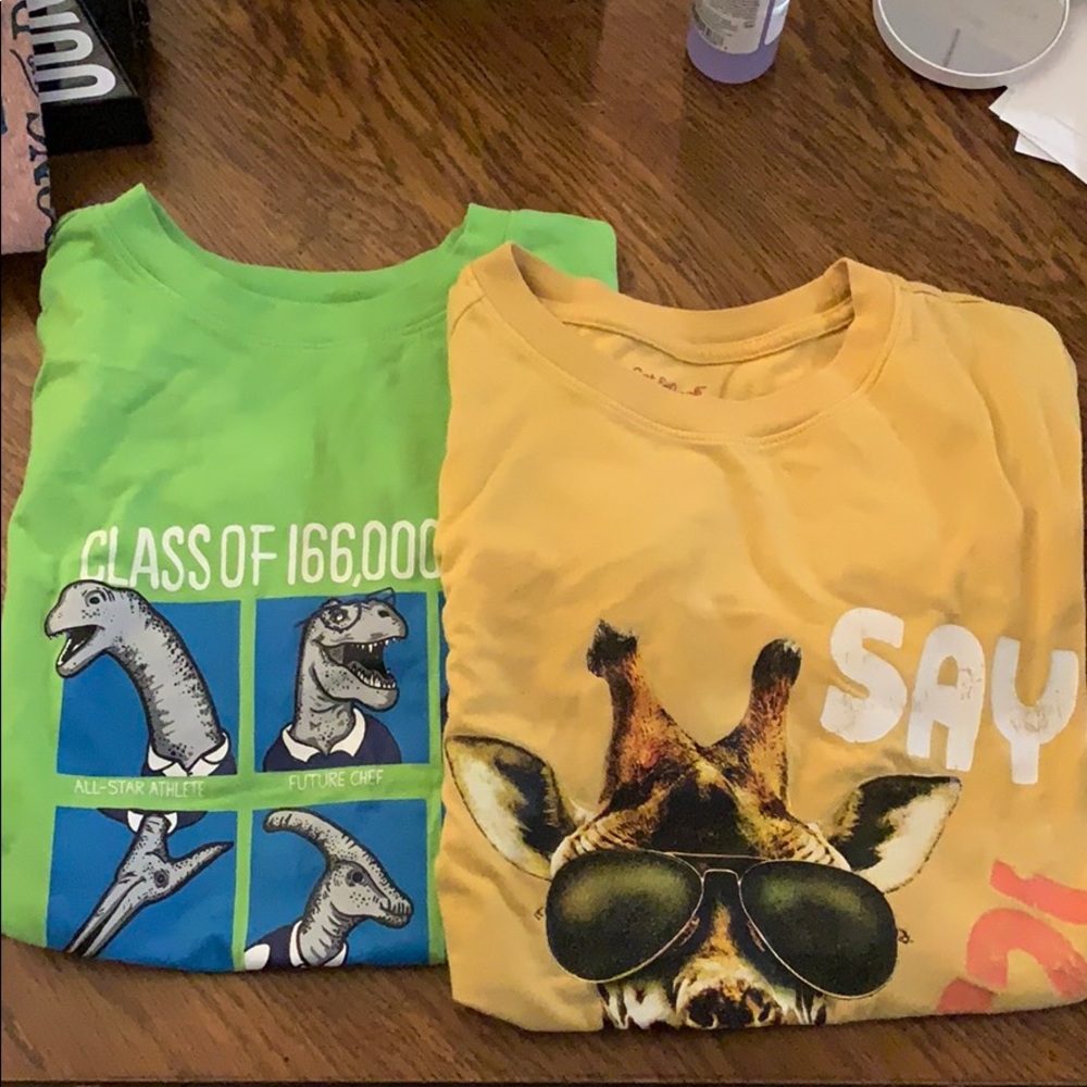 BUNDLE Boys Size Large Cat & Jack Graphic Shirt